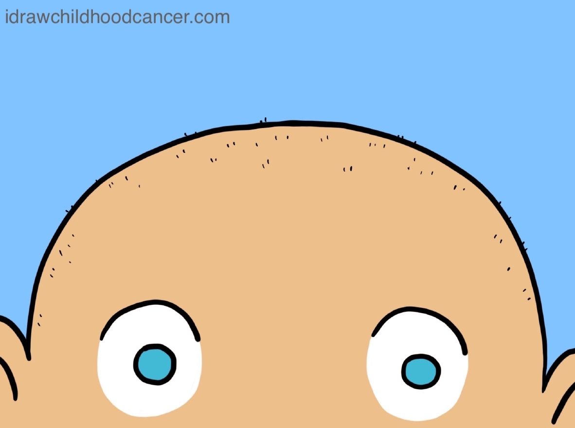 ¿Por qué los niños con cáncer pierden el cabello?